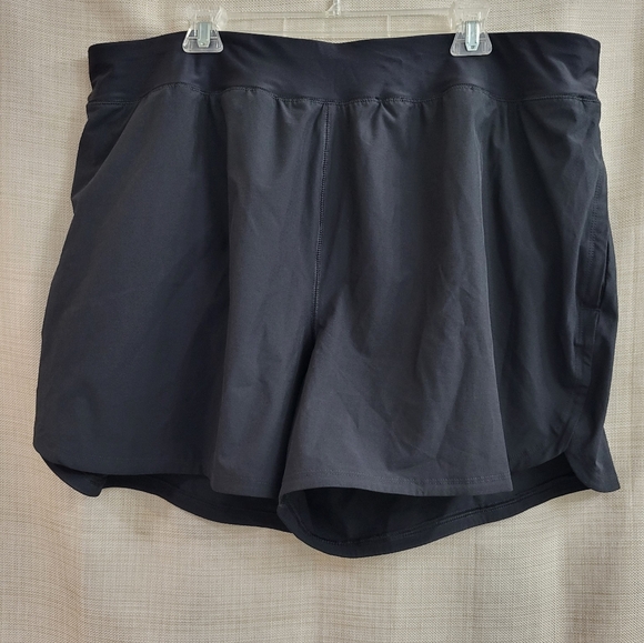 Lands' End Women's Plus Size 2 Piece Black White Floral Swimsuit Size 2x 20W-22W - Picture 3 of 12